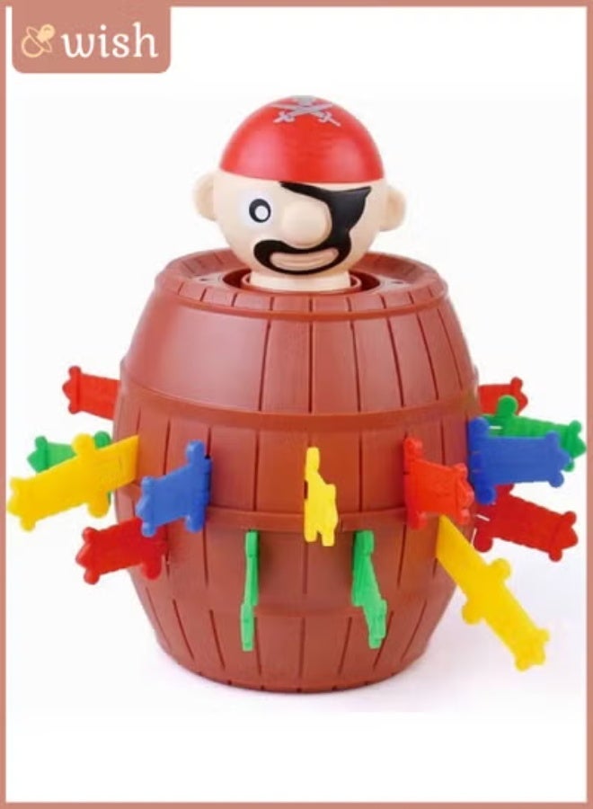 Wish Pirate Bucket Table Lucky Stab Pop Up Toy, Tricky Intellectual Barrel Games For Kids - Image 1